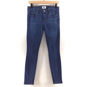 Paige Women Jeans Verdugo Ultra Skinny 28 Dark Indigo Blue Stretch Denim